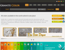 Tablet Screenshot of granitecolor.us